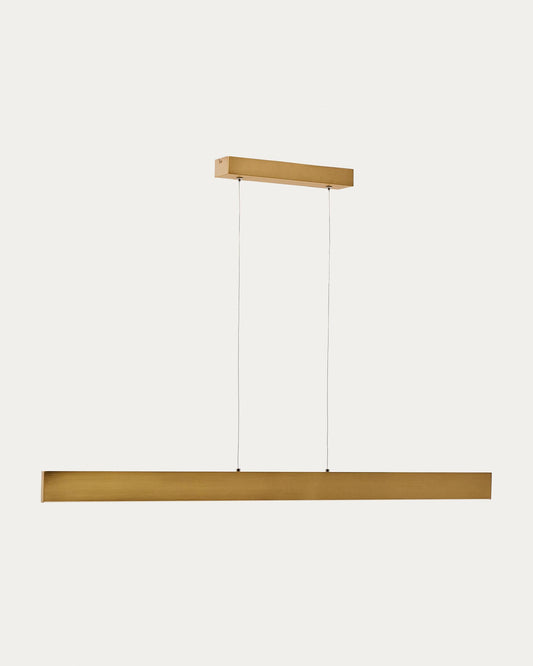 Boadella aluminium ceiling lamp with gold painted finish