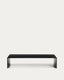 Litto black, lacquered MDF coffee table, 140 x 70 cm