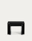 Litto set of 3 black, lacquered MDF nesting tables 60 x 40 / 51 x 36 / 42 x 31 cm