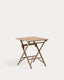 Dandara folding table in FSC 100% solid acacia wood 66 x 66cm