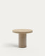 Aiguablava beige cement round table Ø90cm