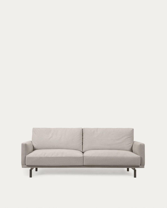 Galene 3 seater sofa in beige, 214 cm FSC Mix Credit
