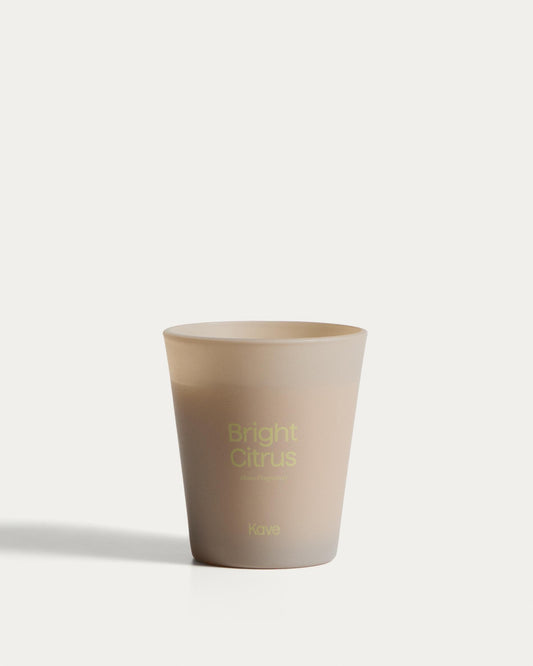 Bright Citrus citronella scented candle 200g