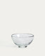 Sileia small bowl made of transparent recycled glass