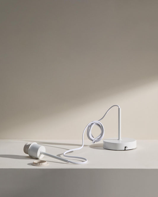 Fitting for Fulvia metal ceiling light with white finish 150 cm