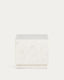 Sorein side table in white marble 40 x 40 cm