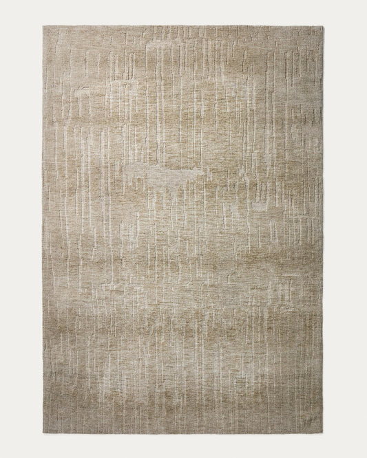 Eriana green cotton blend rug 200 x 300cm
