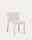Loria beige chenille stackable chair FSC 100%