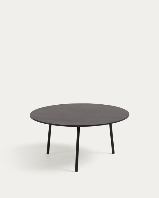 Mathis cement fibre with steel legs with black finish Ø 70 cm