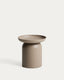 Arcola taupe aluminium side table Ø45 cm