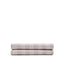 Macie orange and beige striped 100% cotton bedspread for 90/135cm bed