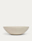 Delina countertop washbasin in white terrazzo Ø 40 cm