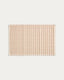 Merade cotton bathmat with orange stripes 50 x 80cm