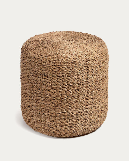Someina natural fibre round footrest, Ø 40 cm