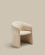Bosca beige chenille chair