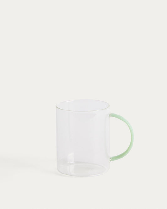 Micla clear glass mug