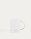 Micla clear glass mug