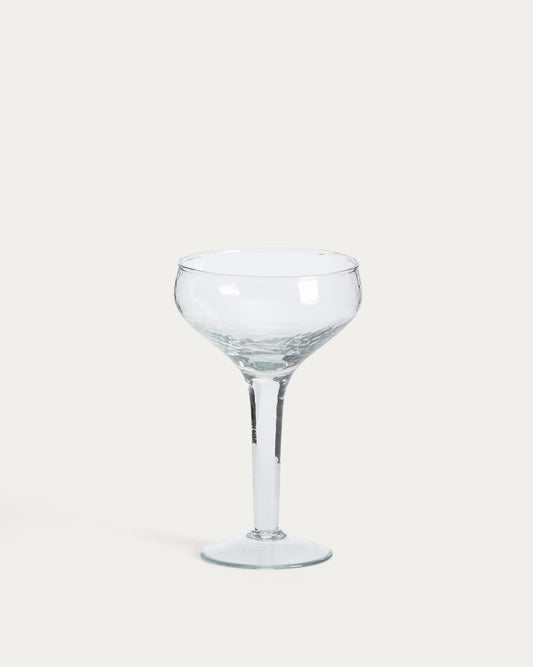 Sileia wine glass made of transparent recycled glass