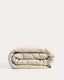 Simmel ecru linen blend duvet cover for 90 cm bed