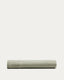 Sirale 100% cotton sateen top sheet with washed green finish for 180cm bed