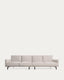 Galene 4 seater sofa in beige, 334 cm FSC Mix Credit