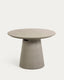 Itai outdoor round cement table, Ø 120 cm