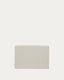 Pearl chenille Valma headboard with removable cover for beds up to 90 cm wide.