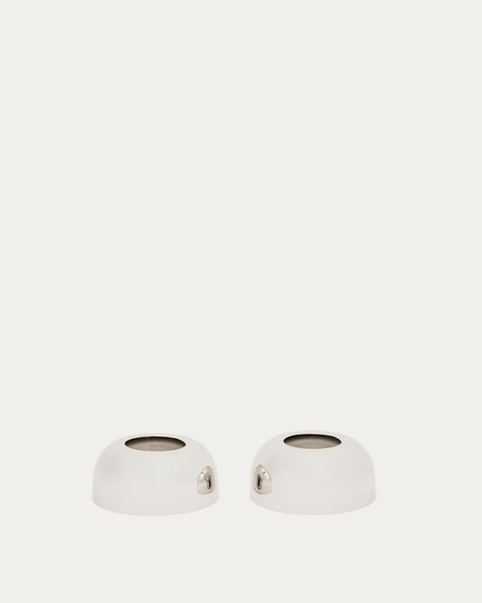 Nirela set of 2 stainless steel egg cups