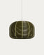 Garoina lampshade for outdoor ceiling lamp in green synthetic rattan Ø 50cm