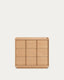 Onix chest of drawers with 3 drawers, oak veneer, natural tone finish, 100 x 78 cm FSC Mix Credit