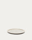 White ceramic Coval dessert plate