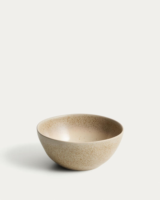 Sarel beige ceramic bowl