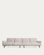 Galene 4 seater sofa in beige, 414 cm FSC Mix Credit