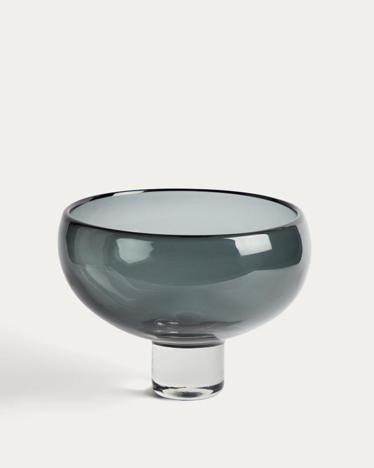 Sirau grey glass centrepiece Ø29.8cm