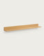 Abilen oak veneer and white lacquer shelf, 120 x 15 cm, FSC™ 100% certified