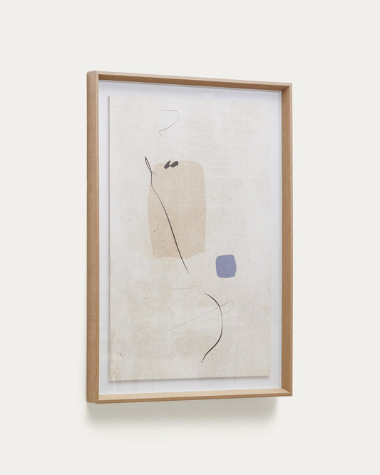 Sormi abstract beige painting 50 x 70 cm