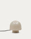 Reig grey glass table lamp