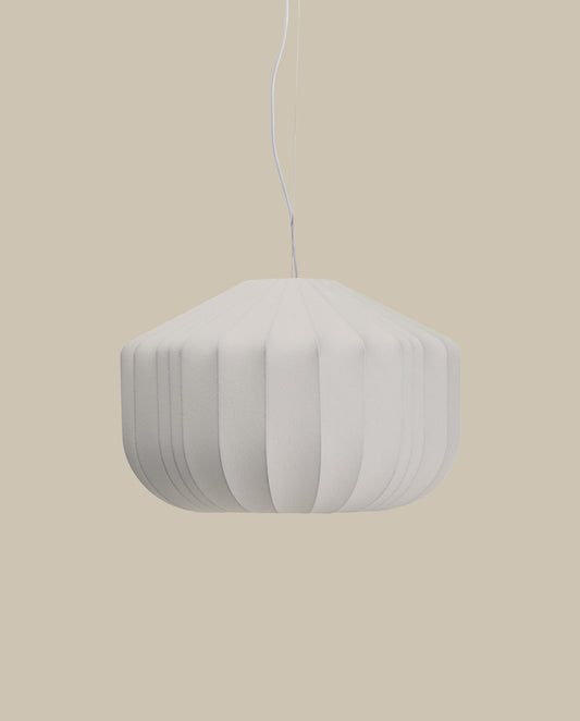 Somar ceiling lamp made with synthetic fibres and steel rods Ø51cm