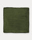 Blok cushion in green thick corduroy 60 x 60cm