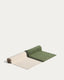 Tari 100% cotton green table runner 50 x 150 cm