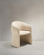 Bosca beige chenille chair