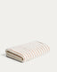 Dorane 100% cotton towel with orange stripes 100 x 150cm