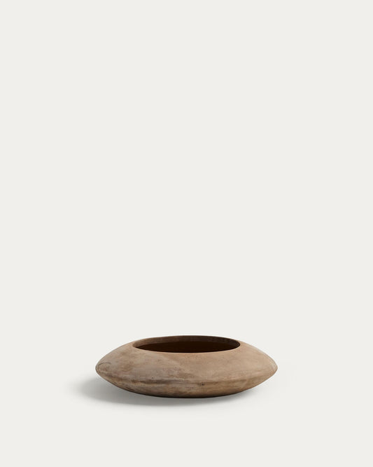 Rivor terracotta planter with natural finish Ø 65cm