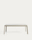 Brela extendable table in natural aluminium 205(287) x 100 cm