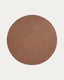 Rug Despas in synthetic fibers terracotta Ø200 cm