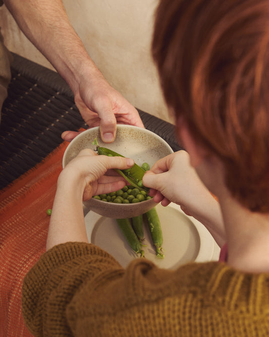 Sarel beige ceramic bowl