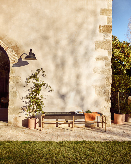 Karlina set of 2 terracotta plant pots with dishes, Ø 33 cm / Ø 24 cm