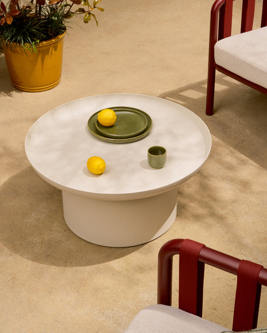 Uilo green ceramic dessert plate