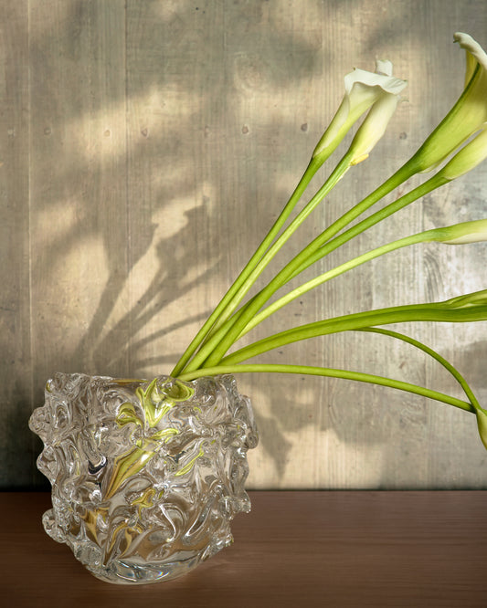 Vorma clear glass centrepiece Ø17.5cm