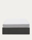 Matters ottoman bed base in black for a 150 x 190 cm mattress